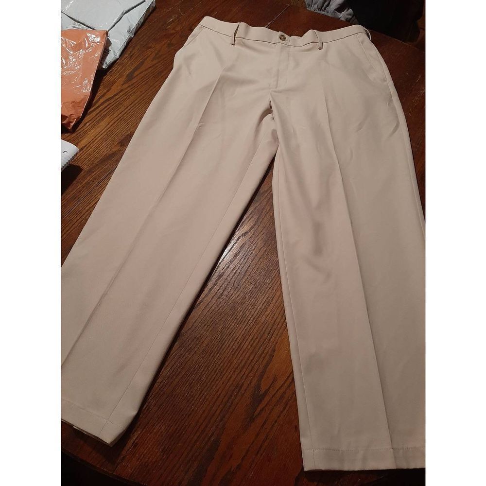 38x29 Izod Golf Xtreme Function Cream Light Tan Flst Front Pants